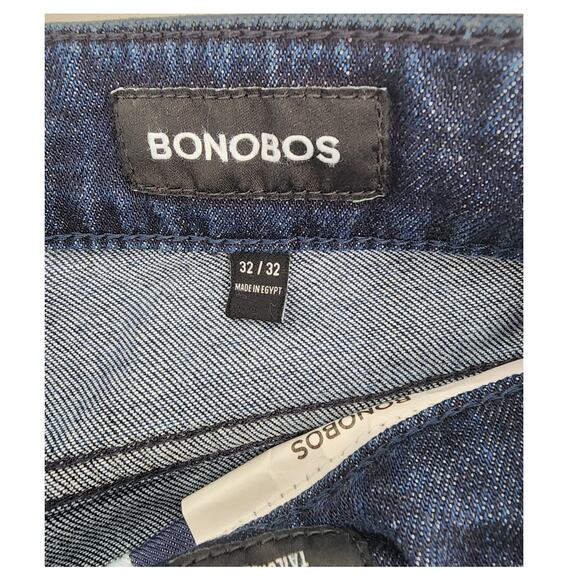 Bonobos Men's Dark Wash Denim Blue Jeans Men’s Size 32x32 - Picture 6 of 10